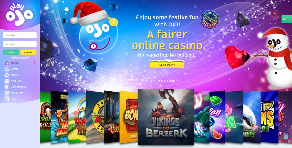 play ojo 50 free spins