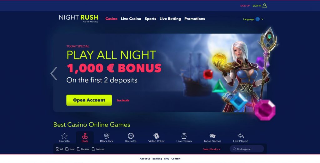 NightRush Casino Review