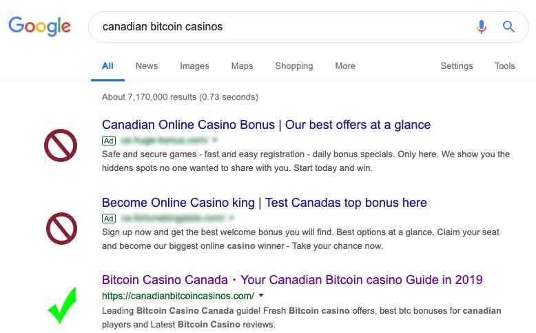 Canadian bitcoin casino