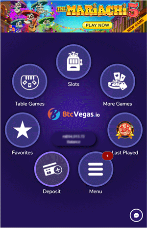 btcvegas mobile